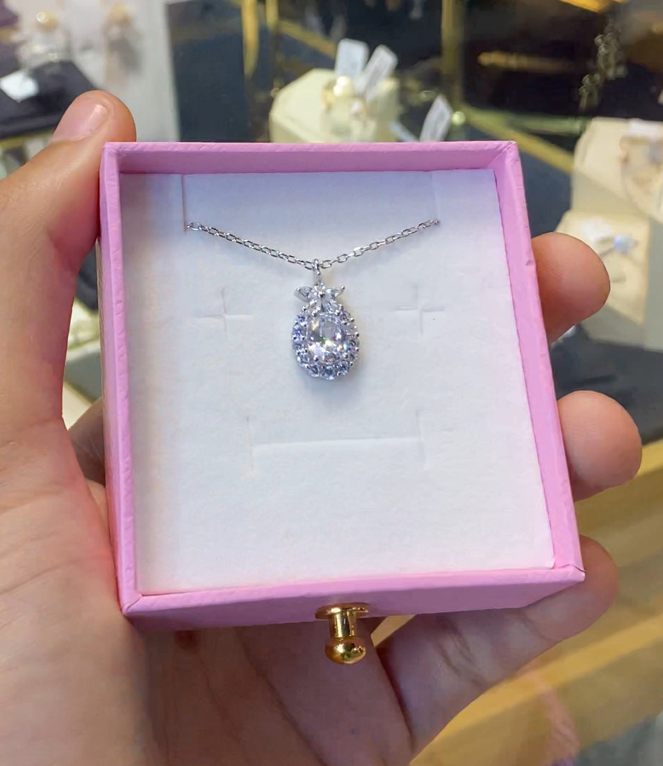 Collier en argent 925 avec boîte