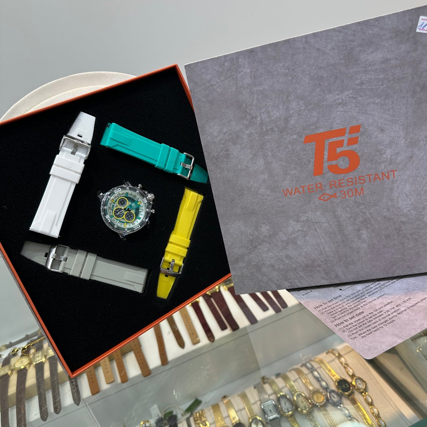 Coffret montre T5
