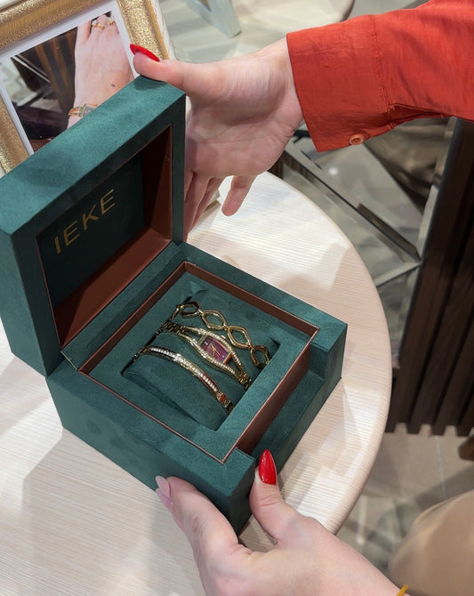 Coffret cadeau vert